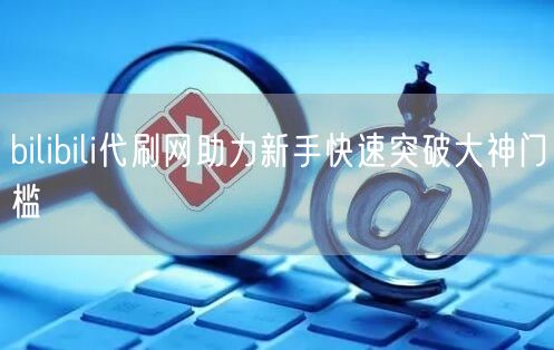bilibili代刷网助力新手快速突破大神门槛